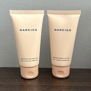 Narciso Rodriguez Poudrรฉe Body Care Set (2) Lotion + Shower Gel ๐ค